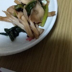 簡単♪舞茸とほうれん草のバタぽん炒め